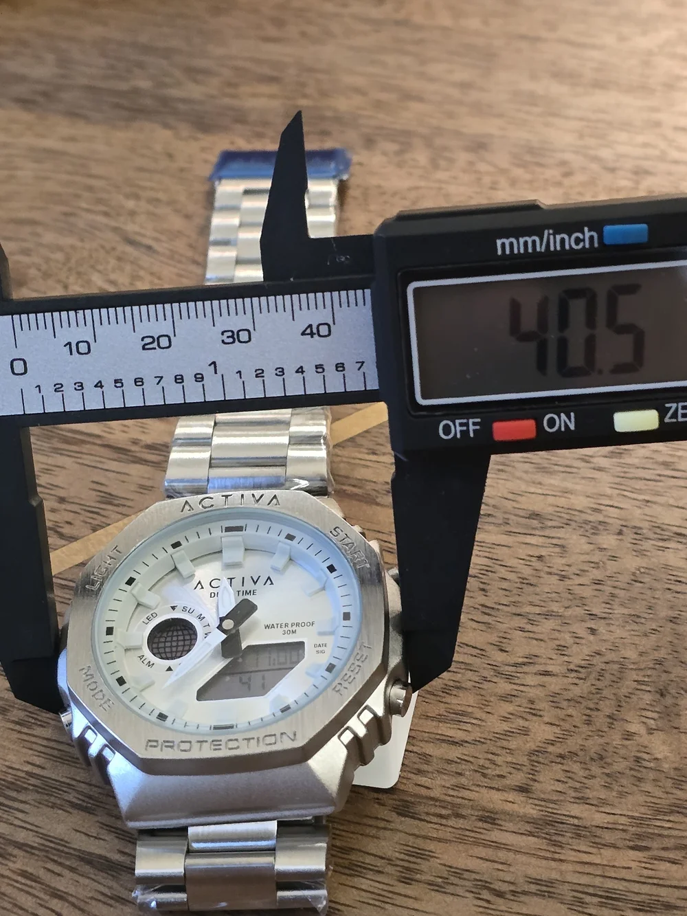 Ativa Stainless Steel Silver Hybrid Smartwatch - Silver